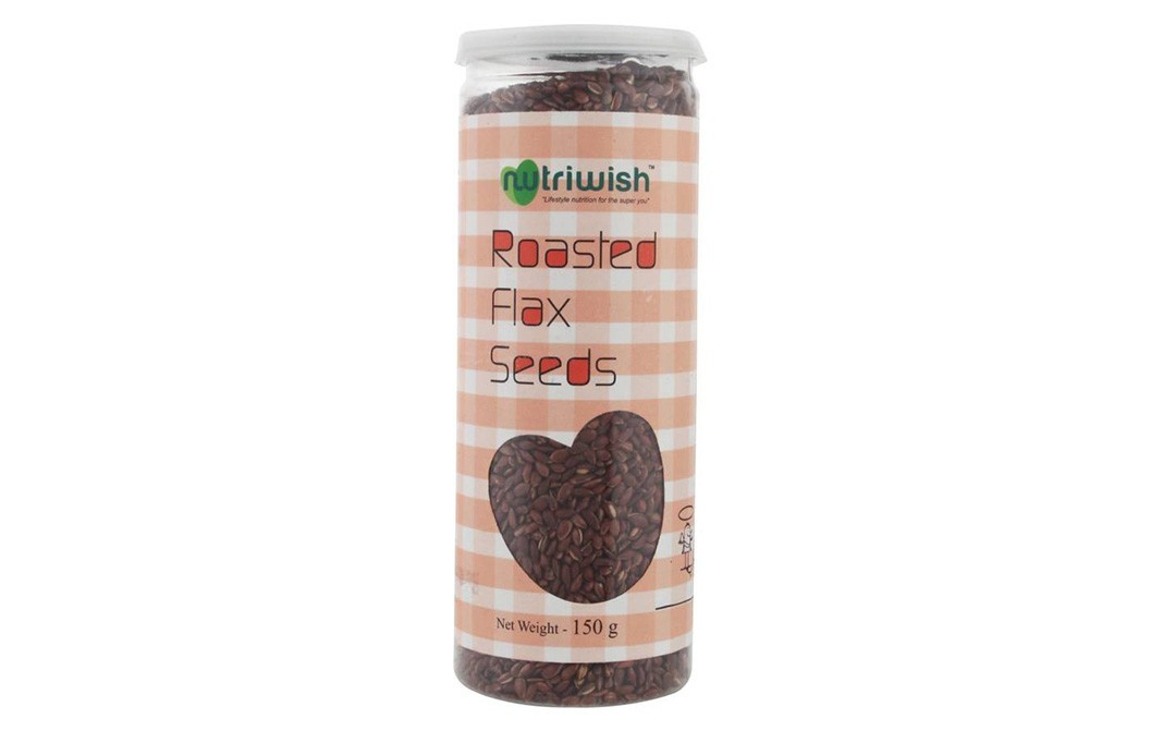 Nutriwish Roasted Flax Seeds    Jar  150 grams